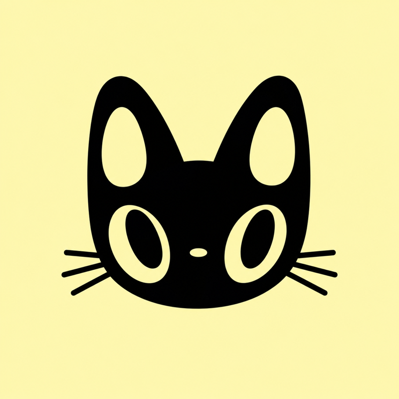Gato negro con su libro abierto